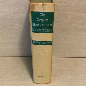 1957 Mark Twain Complete Short Stories: Vintage Hardcover as Found Estate Sale